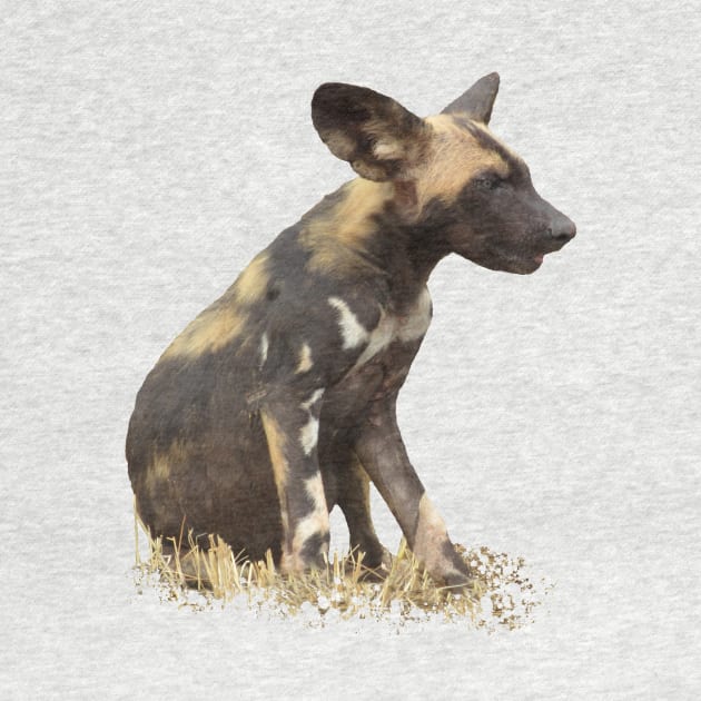 Wilddog in Kenya / Africa by T-SHIRTS UND MEHR